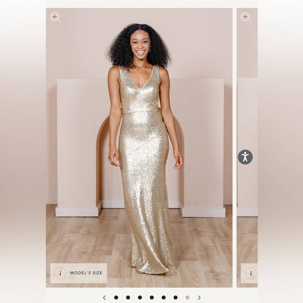 Revelry sequin bridesmaid dress - Both new with tags!